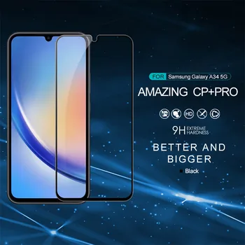 Закаленное стекло Nillkin Для Samsung Galaxy A34 5G/A14 5G С Полным покрытием CP + PRO Защитная пленка для экрана 0,3 мм