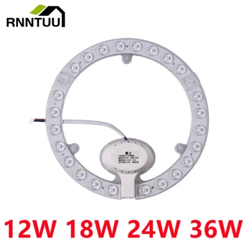 RnnTuu 12 Вт 18 Вт 24 Вт 36 Вт светодиодная кольцевая панель Circle Light AC220V-240V светодиодная круглая потолочная доска круглая лампа высокого качества