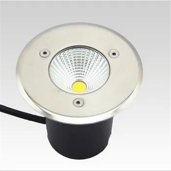 Бесплатная доставка, 10 Вт, COB светодиодный подземный светильник IP65, заглубленный напольный наружный светильник AC85-265V