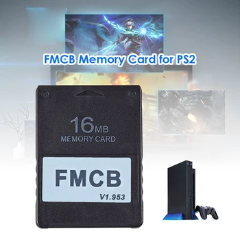 Бесплатная загрузочная карта MC FMCB McBoot v1.953 Запчасти для бытовой компьютерной техники безопасности для Sony PS2 8 МБ/16 МБ/32 МБ/64 МБ Карты памяти