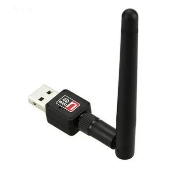 Wifi Адаптер Draadloze USB Адаптер 5,8 ГГц/2,4 ГГц однополосный 600 Мбит/с USB Адаптер 2dBi Внешние антенны Для Windows Xp