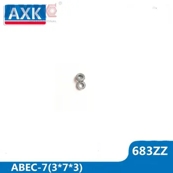 AXK 683ZZ ABEC-7 (100шт) 3x7x3 мм, высококачественные миниатюрные шарикоподшипники 618/3ZZ
