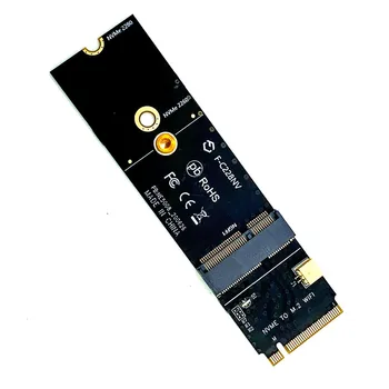 M.2 Адаптер KEY-M to KEY A-E/E Riser Card для модуля беспроводной сетевой карты по протоколу M.2 NGFF PCIE Поддержка 2230 2242 Размер карты M2