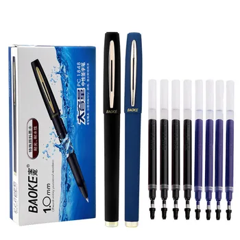 Гелевая ручка Haile Большой емкости 0.5/0.7/1.0 мм Деловая ручка для каллиграфии, шариковая ручка для школьного офиса, канцелярские принадлежности