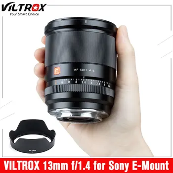 VILTROX 13 мм f/1,4 F1.4 Sony E Mount Сверхширокоугольный объектив APS-C AF для камеры Sony E-Mount ZV-E10 a600 a6600 a6100 a6000 a7