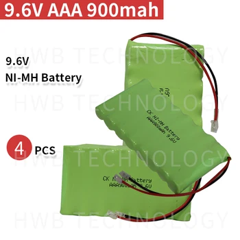 4 шт./лот, оригинальный новый Ni-MH 9,6 В 800 мАч, Ni-MH AAA аккумуляторная батарея с вилками, Бесплатная доставка
