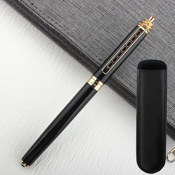 Новая Перьевая ручка Jinhao Metal Sky Tower, Студенческая Художественная Ретро Мужская Высококачественная ручка для Письма, Подарочная Чернильная ручка для письма
