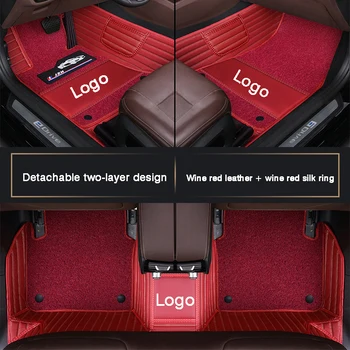 Высококачественный настраиваемый автомобильный коврик HLFNTF с полным объемом для пыле- и водонепроницаемого салона CHEVROLETD DS6 2014-2017