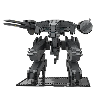 Игра BuildMoc, Набор строительных блоков робота Rex с металлическим приводом, Высокотехнологичные твердые боевые механические игрушки, Кирпичная игрушка для детей, подарки на День рождения