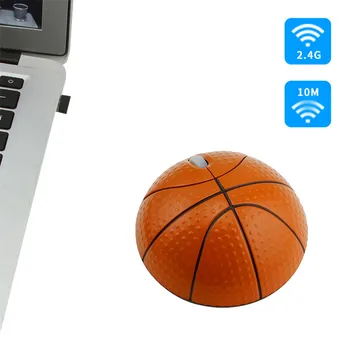 Беспроводные оптические спортивные мыши для баскетбола для ноутбуков Эргономичная 3D-баскетбольная мышь Портативные офисные развлекательные аксессуары