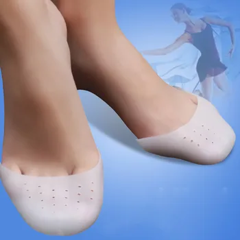 1 Пара Защитных силиконовых гелевых пуантов для ног, мягкие накладки для пальцев ног, защитные средства для балетной обуви, для девочек, для женщин, Инструменты для ухода за ногами