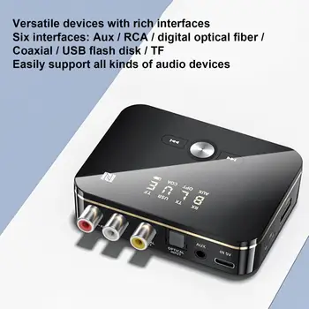 Надежный Многофункциональный Аудиоадаптер NFC ABS, совместимый с Bluetooth, Инфракрасный пульт дистанционного управления для динамика