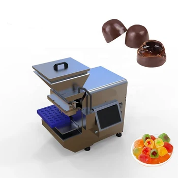 Маленькая настольная машина для производства шоколада с начинкой, машина для литья конфет в форме сердца, Машина для литья конфет в форме сердца, Машина для производства сахарного сердца