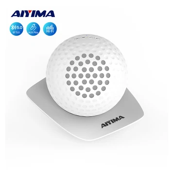 AIYIMA TWS Bluetooth-динамик в форме гольфа для настольного домашнего кинотеатра, музыкальный мини-портативный Bluetooth-аудиоколонка 1шт