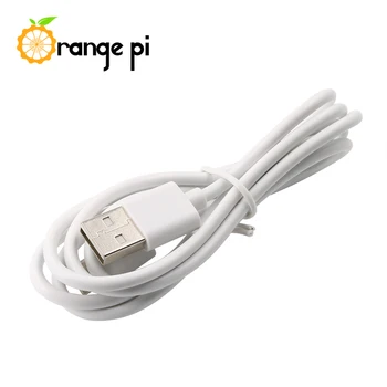 Кабель питания Orange Pi USB turn Type-C 2.0, 120 мм провод белого цвета, подходит для плат Orange Pi 4 / 4B