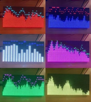 Профессиональный Музыкальный спектр AS3264 полноцветный RGB Дисплей Анализатор MP3 Усилитель Индикатор уровня звука Анализатор ритма VU МЕТР