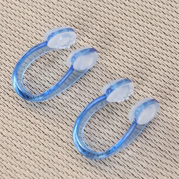 2 шт. зажим для носа для защиты носа, аксессуар для плавания для взрослых (синий)
