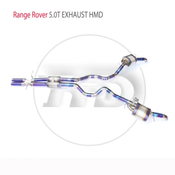 Выхлопная система из титанового сплава HMD подходит для Range Rover 5.0L Автоматическая модификация электронного клапана Catback Pipe