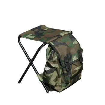 2 В 1 Складной стул для Рыбалки, сумка, рюкзак для рыбалки, Стул, табурет, Удобный износостойкий стул для охоты на открытом воздухе, снаряжение для скалолазания