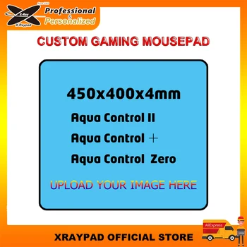 45x40 см, изготовленный на заказ X-raypad Aqua Control Plus/AC2/Zero, коврик для мыши, Бесплатная прострочка, настольный коврик