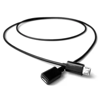Адаптер-удлинитель Micro usb с полным подключением 5pin Micro USB от мужчины к женщине Удлинительный кабель для передачи данных 0,5 м/1 м