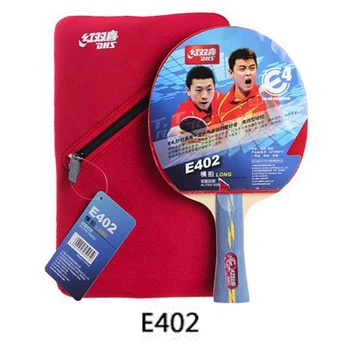 DHS E4 Series для настольного тенниса, пупырышки на резинке E402/E406, ракетка для пинг-понга, ураган, 2 или 3 + резина G888