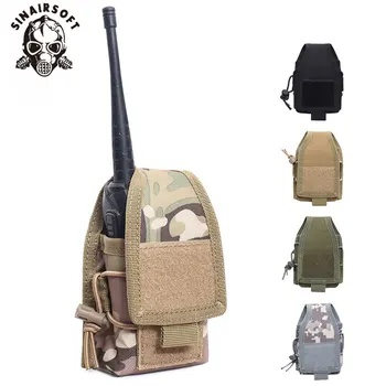 1000D Нейлоновая уличная сумка, Тактический Охотничий Держатель для рации Molle, сумка на поясном ремне, сумка для подсумок, карманная сумка