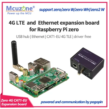 Плата расширения ZERO CAT1-EU 4G LTE и 100 Мбит/с Ethernet для Raspberry Pi zero zero W H ZERO2 W USB-концентратор eSIM RS485