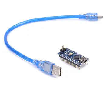 1 Шт. ATmega328P CH340 Плата разработки Контроллер Для Arduino Mini USB Nano V3.0 5 В Микро Макетная Плата Регулятор напряжения Доска Горячая