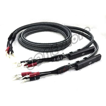 Аудиоусилитель Hifi CD DVD-плеер кабель динамика соединительные кабели 72V carbon DBS series 1000 silver spade plug