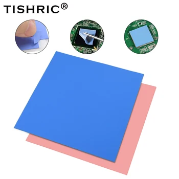 TISHRIC 0,5 мм Охлаждающая термопластичная прокладка для охлаждения радиатора GPU CPU, Проводящий Силиконовый кулер, термопаста для ноутбука