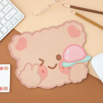 Милый коврик для мыши Маленькая девочка с сердечком, настольная подушка для девочек, Мужская подушка, Розовая Японская компьютерная мини-подушка