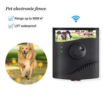 W-227 Электрическая защитная загородка для собак, Встроенные перезаряжаемые Ошейники для дрессировки собак, Система удержания домашних животных для принадлежностей для собак