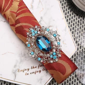 6 шт., новое свадебное кольцо для салфеток с цветами в отеле, креативный европейский набор колец с пряжкой для салфеток, украшения, кольца для салфеток