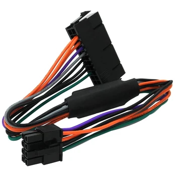 24-Контактный-8-контактный кабель-адаптер питания ATX PSU, Совместимый для DELL Optiplex 3020 7020 9020 Precision T1700 12-дюймовый (30 см)