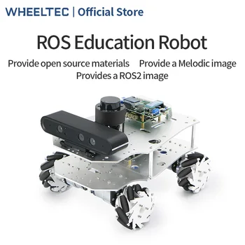 ROS робот Ackerman дифференциальный беспилотный автомобиль McNum wheel Moveit роботизированная рука Raspberry Pi