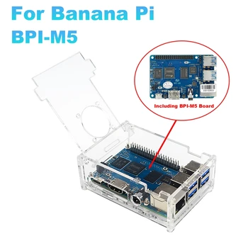 AU42 -Для платы разработки Banana PI BPI M5 + Чехол 4 ГБ LPDDR4 + 16G EMMC S905X3 под управлением Android 9.0 и системы Linux