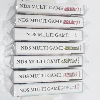 208/468/482/500/510/520 в 1 Игры DS Games NDS Игровая карта Супер Комбинированный Картридж для DS NDS NDSL NDSi 3DS 2DS XL Новый