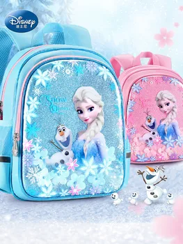 Рюкзак принцессы Диснея, школьная сумка замороженной Эльзы для девочек, детский рюкзак для путешествий, сумка