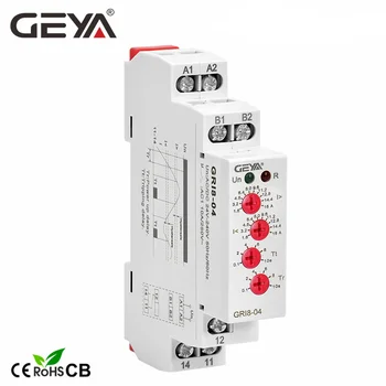 GEYA GRI8-03/04 Контроль перегрузки по току 0,5A 1A 2A 5A 8A 16A Реле контроля тока