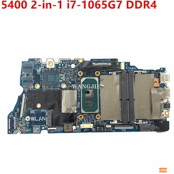 Используется для Dell Inspiron 14 5400 2-в-1 Оригинальная материнская плата ноутбука SRG0N i7-1065G7 1,3 ГГц Материнская плата ноутбука 7K5DX 07K5DX DDR4