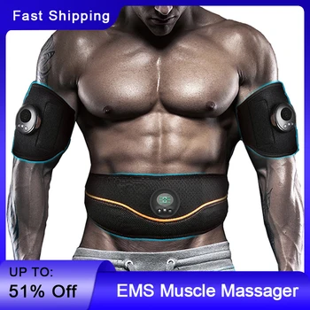 EMS-массажер для стимуляции мышц живота, USB-зарядная машина, Электрическое Оборудование для Похудения, Фитнеса, коррекции фигуры