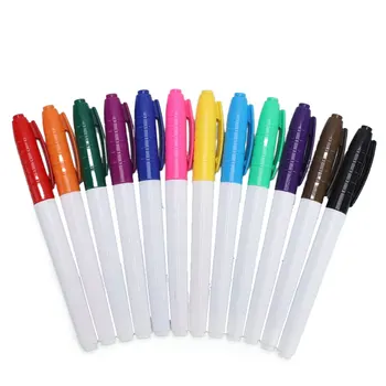 6 шт./лот, 0,5 мм, стираемая ручка для белой доски, 12 цветов, стирающая ручка, маркер для рисования на доске, Канцелярские принадлежности для офиса, школьные принадлежности