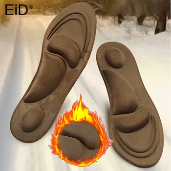 Ортопедическая Стелька EiD 4D Flock Memory Foam С Поддержкой Свода Стопы Ортопедические Стельки Для Обуви Плоскостопие Уход За Ногами Подошва Ортопедические Накладки Для Обуви