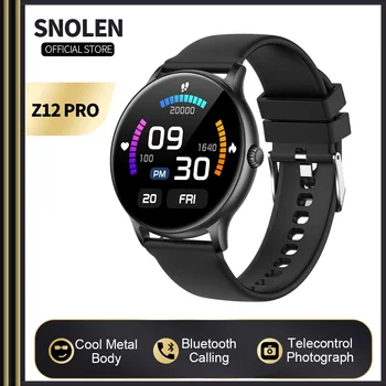 [Мировая премьера] Металлические умные часы Snolen Z12Pro Для совершения / приема звонков, 15 дней автономной работы, 100 + спортивных режимов, Умные часы для мужчин