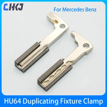 CHKJ 2 шт./лот HU64 Дублирующее Приспособление Зажим Для Mercedes Benz Key Blank Key Cutting Machine Аксессуары Для станка для резки ключей