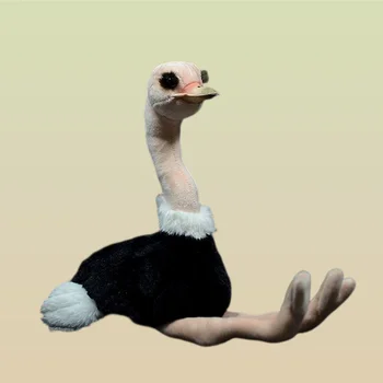 Реалистичная плюшевая игрушка в виде страуса, реалистичные плюшевые игрушки в виде животных, имитация животных, супер мягкая мягкая игрушка