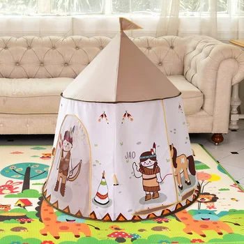 Палатка Детская Крытая Принцесса Игровой Домик Детский сад Индийская Палатка Кемпинг Детский кукольный домик Замок