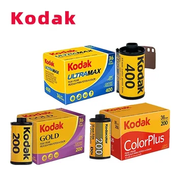 Оригинальная 35-мм пленка KODAK ColorPlus 200/Gold 200/UltraMax 400 С цветной печатью 36 Экспозиций На рулон Для Фотокамер Kodak M35/M38