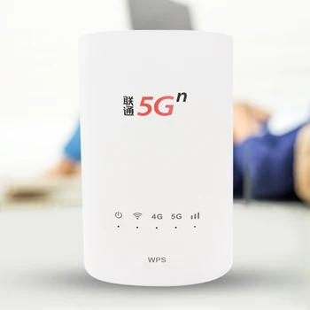 Маршрутизатор 5G 2,4 ГГц 5 ГГц CPE WiFi Маршрутизатор 1000 Мбит/с Слот для SIM-карты EU/US/UK Штекер Совместим с сетью 4G 3G 9 светодиодный Индикатор